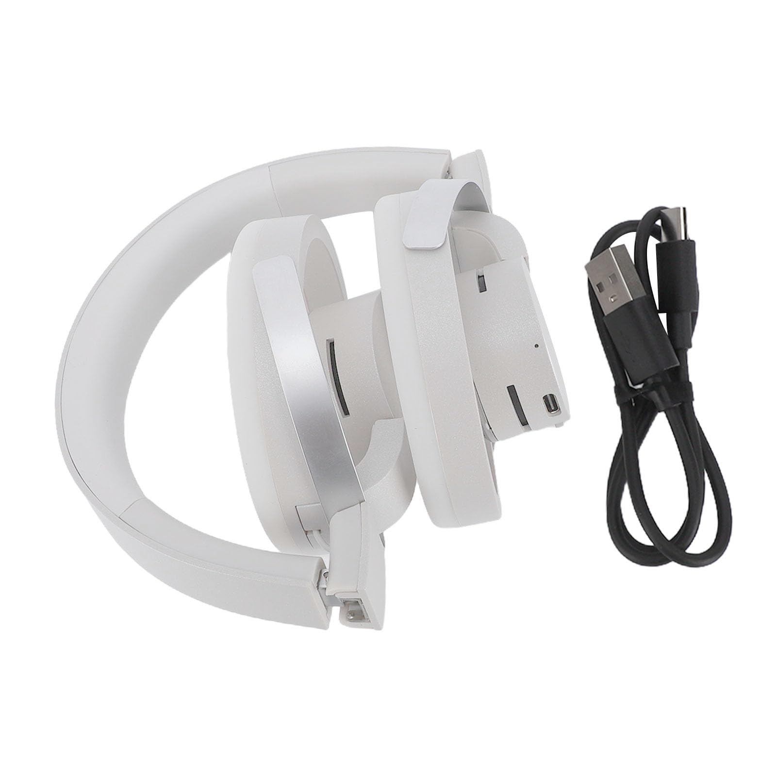 Cuffie Wireless Aperte, Auricolari Pieghevoli Sopra l'orecchio con Doppi Driver Dinamici, Bluetooth 6.0, 20 Ore di Riproduzione, Accoppiamento Doppio Dispositivo per Viaggi di Lavoro