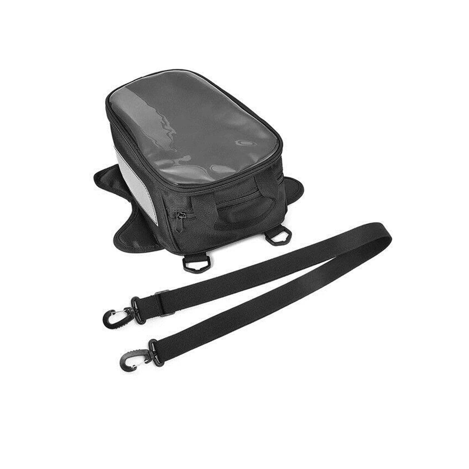 Mochila Bandolera Impermeable, Bolsa Magnética para El Depósito Combustible Motocicleta, Bolsa para El Depósito Navegación Teléfono Móvil Bolsa para Asiento De Motocicleta/Bolsa Trasera
