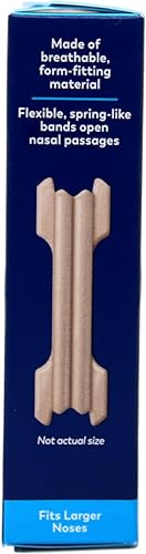 Miniatura 6 de Breathe Right Tiras nasales originales de color tostado grande, 30 unidades (paquete de 3)
