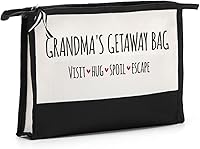 Vista 24 de Monogrammed for Women Initial bridesmaid gifts, Personalized monogram Monogram Cosmetic Bag,Travel Makeup Bag Suitable for Wedding weekend Beach