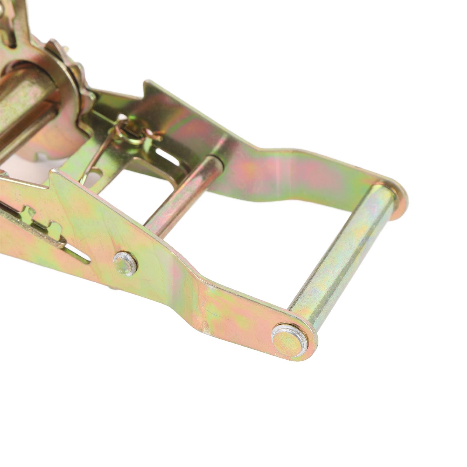 Generic Cinghie di Ancoraggio per Carico Arancione per Carichi Pesanti con Ganci a J Tenditore a Cricchetto da 1,5 Pollici per Camion da Traino, Veicoli Fuoristrada, Cinghie in Nylon da 8 M, Set da 2
