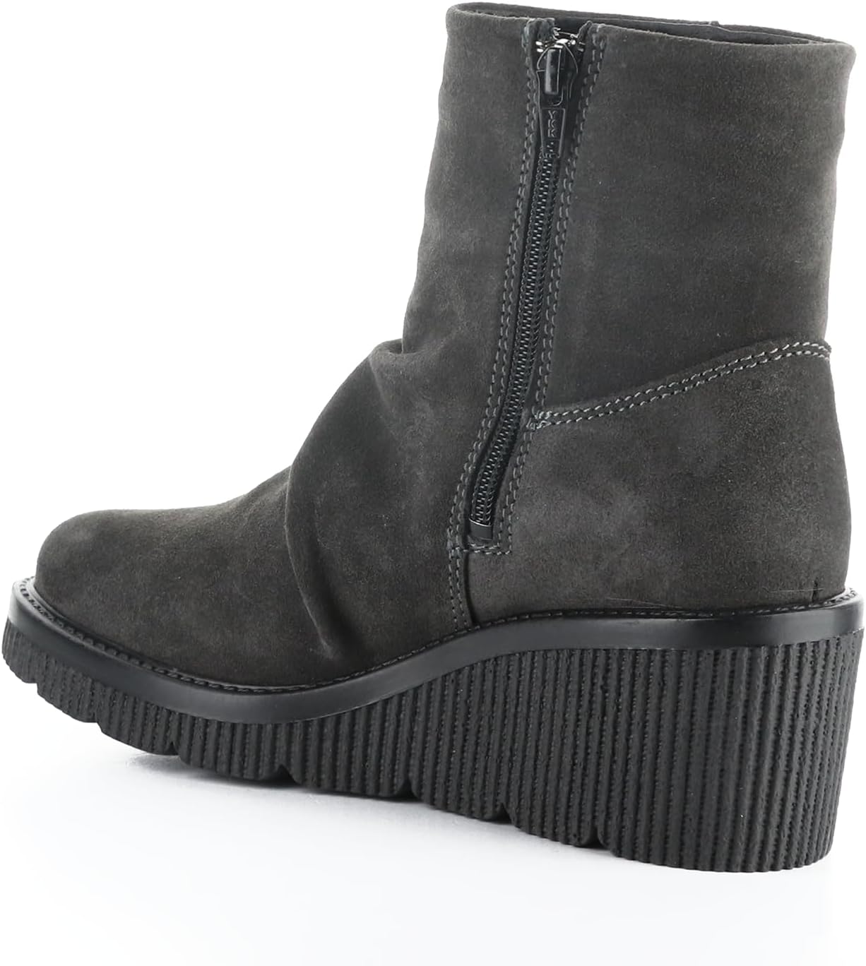 Bos. & Co. Suede Side Zip Boots - Alina