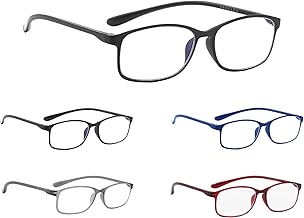 PROFLEX BluOptix Blue Light Blocking lightweight, flexible, scratch resistant, unisex (mens + womens), computer screen technology reading glasses +0.0,+1.0,+1.5,+2.0,+2.5,+3.0,+3.5,+4.0