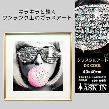 Amazon.co.jp: アウトレット【DXシリーズ】クリスタルアート 女性 お金