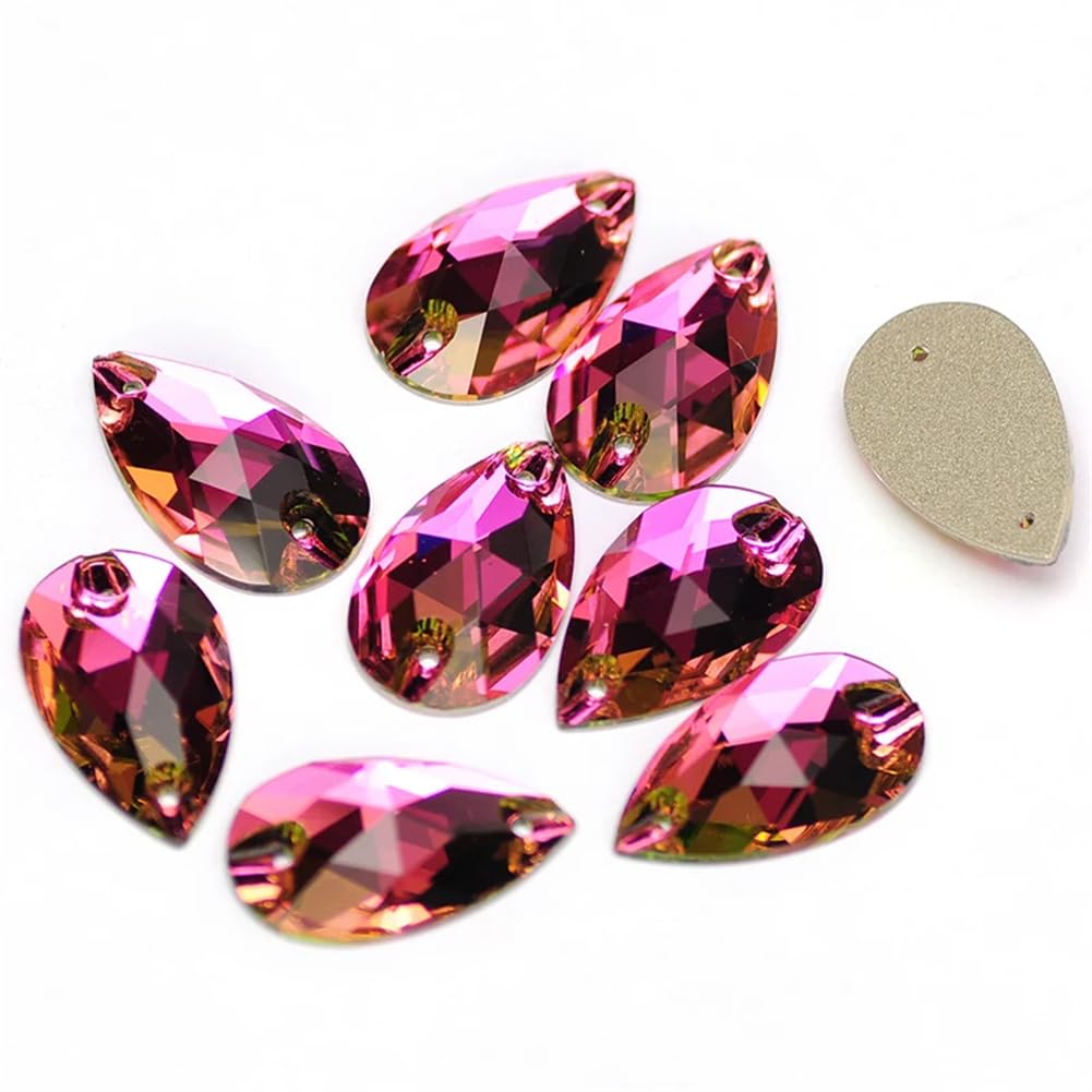 Strass neri da cucire su montatura in cristallo argento