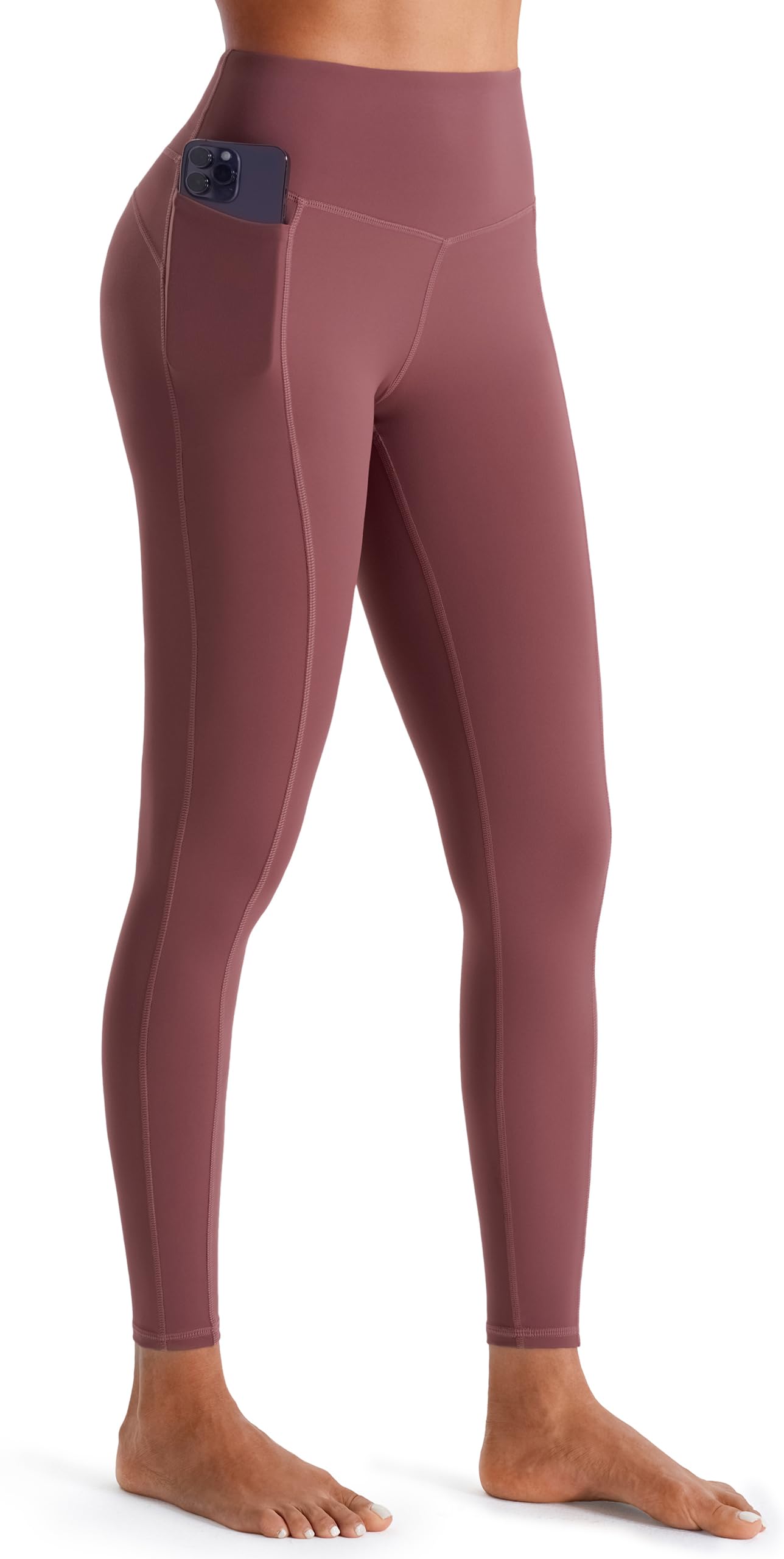 JOYSPELS Women's Gym Leggings with Pockets - High Waisted Tummy Control Full Length Yoga Pants & Capri Leggings for Workout, Running, Daily Leisure — view 9