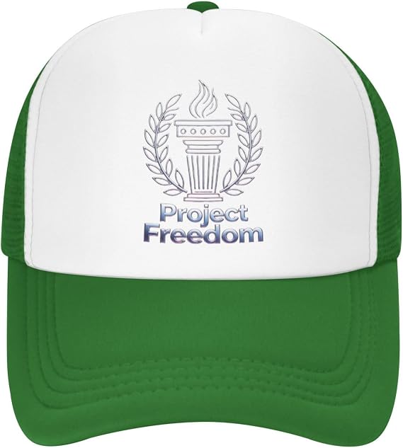 Project Freedom Baseball Cap Trucker Hat Black37