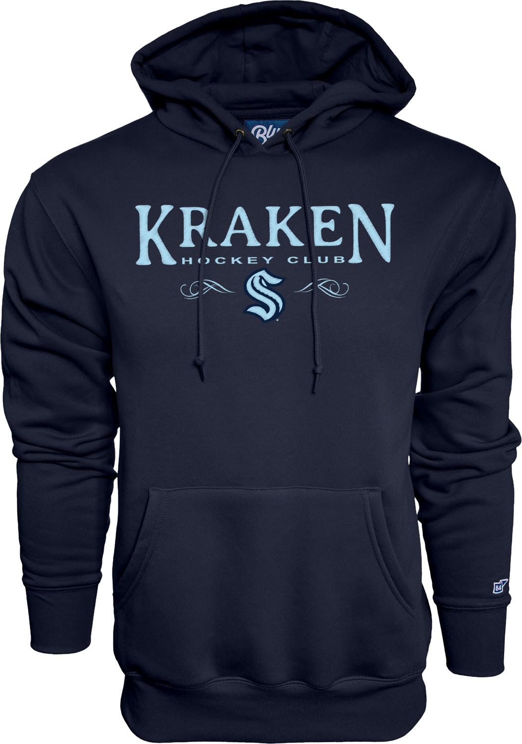Blue 84 NHL Officially Licensed Hooded Sweatshirt Embroidery Hockey Club