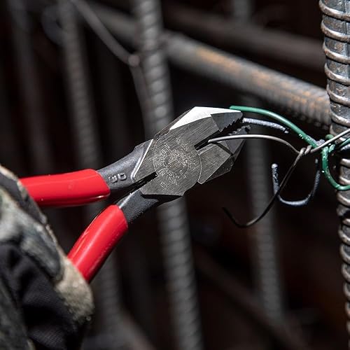 Miniatura 5 de Klein Tools D201 – 7CSTA Alicate de metalúrgico con acordonado agresivo, 9 pulgadas