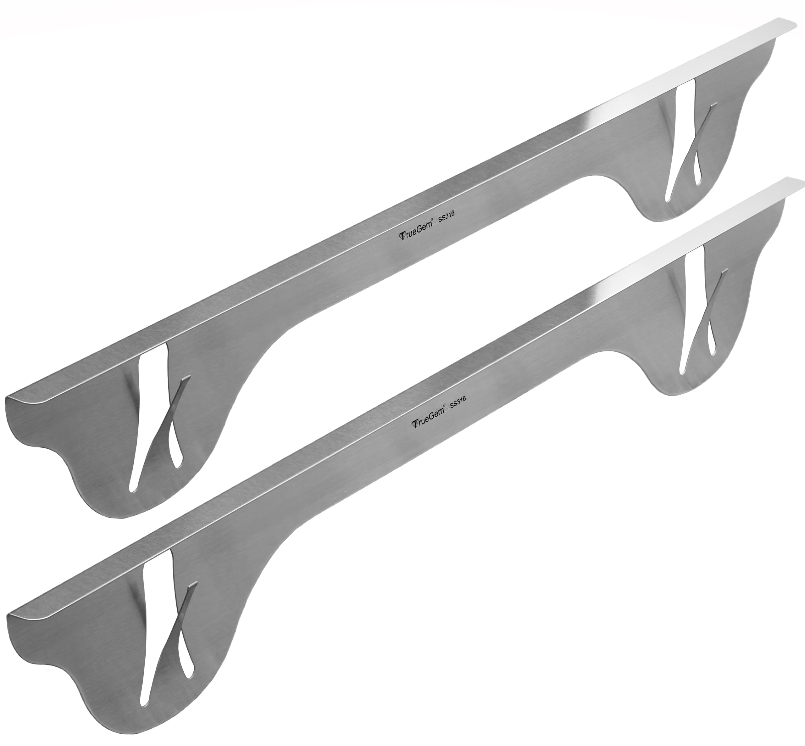 Stove Gap Covers - 316 Stainless Steel, 25.4" | Oven Side Gap Filler | Range Trim Kit | Guard Between Stove Top & Counter