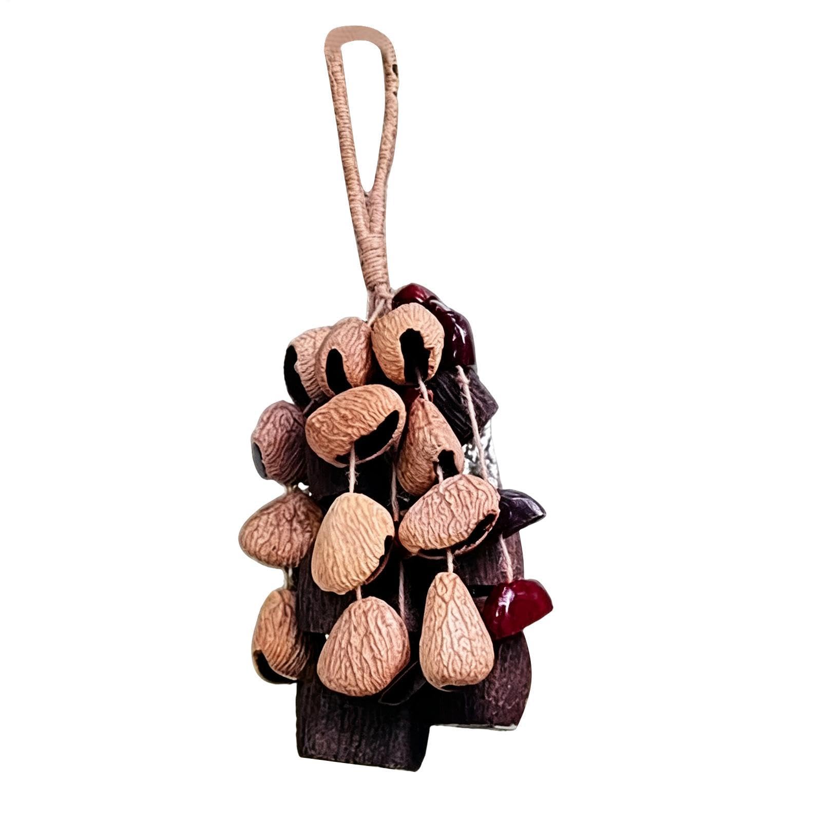 Handmade Natural Rattle, Seed Pod Wind Chime Ornament, Natural Decorative