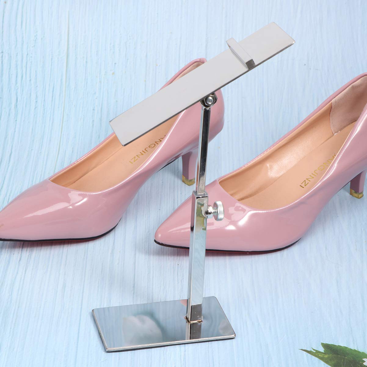 Cabilock Elastic Shoes Storage Rack Shoe Display Shelves Stainless Steel for Home/mall/shop