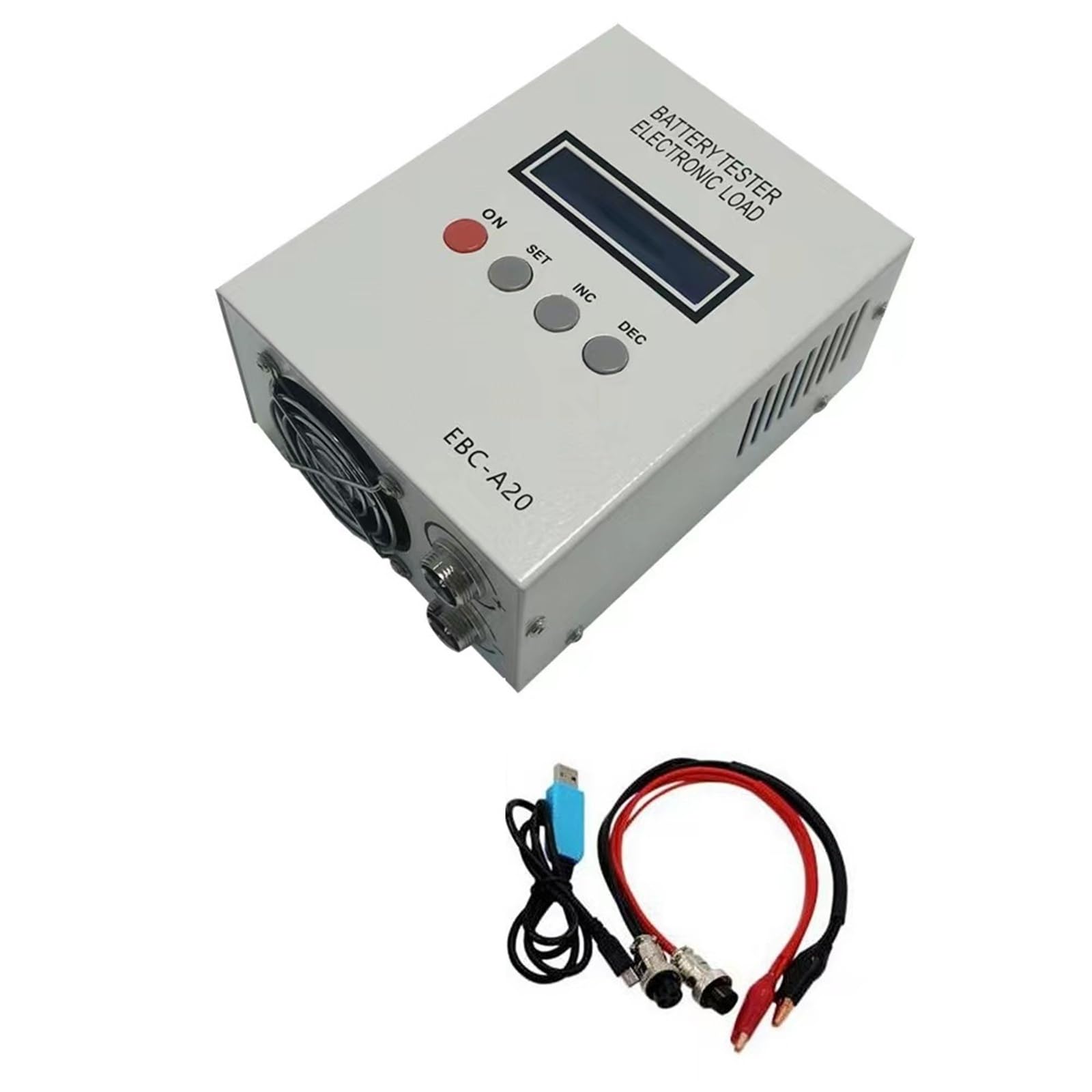 Elektroniczny tester obciążenia, Tester pojemności akumulatora, tester obciążenia litowo-kwasowego, 5A, 20A, rozładowanie, elektroniczny miernik