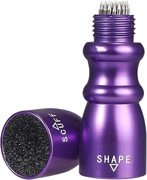 Fedlink 3 in 1 Snooker Pool Cue Tip Tool Billiard Cue Accessories Shaper Scuffer Aerator Purple