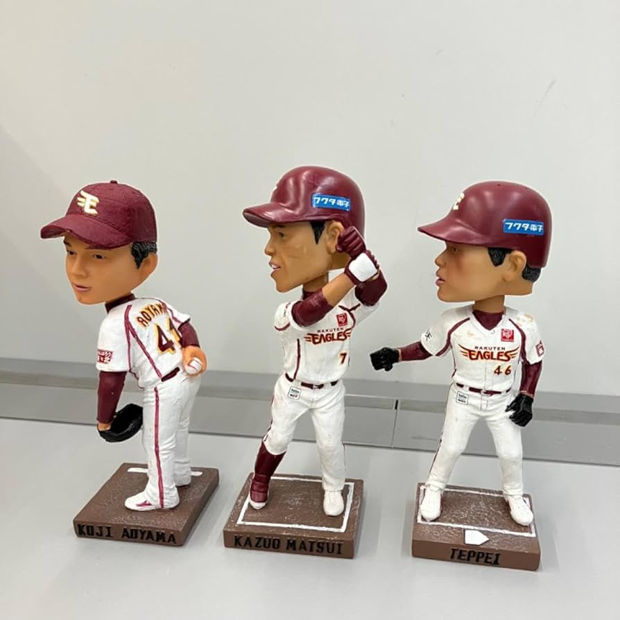 楽天イーグルス選手フィギュアセット 楽天イーグルスの選手がフィギュア化！浅村選手、茂木選手、鈴木