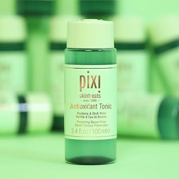 Pixi Antioxidant Tonic | Alcohol-Free Hydrating Multi-Tasking Formula with 3 Facial Skin Care Products in 1 | Face Toner, Essence, and Serum in One Step | 8.5 fl oz/250ml Original Size Skincare