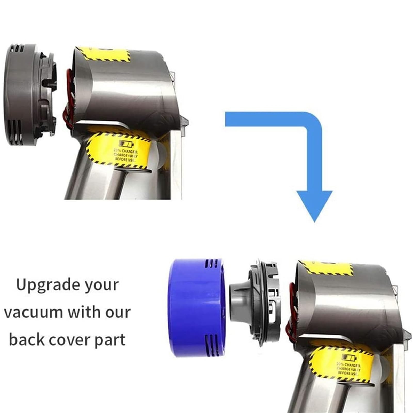 Kit de filtre de couvercle pour arrière de moteur, pour Dyson