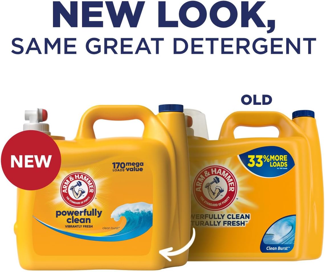 Arm & Hammer Liquid Laundry 140oz Clean Burst dual HE image 2