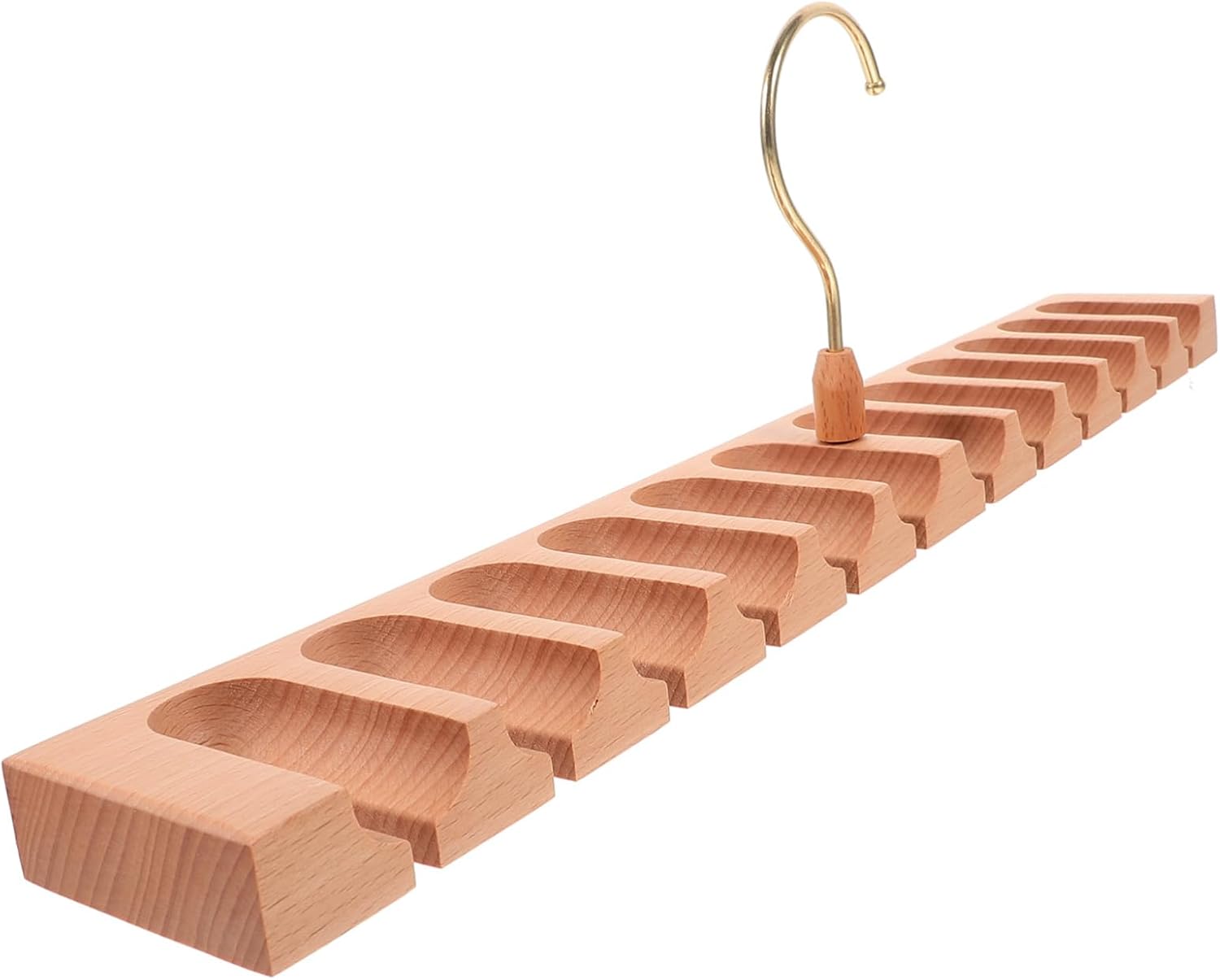 Cabilock Belt Organizer Rack Compartment Tie Hanger with Rotating Design for Closet Retail Use Space Saving Belt Storage for Home Commercial Settings