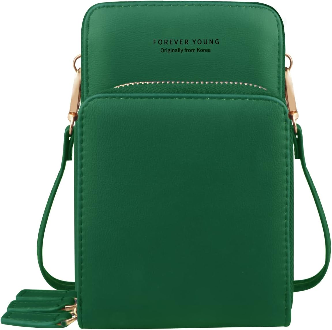 Borsetta Crossbody Donna In Pelle PU - Portafoglio Multiscomparto Con Cinghia Regolabile Per Telefoni Fino A 6.5"