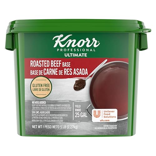 Knorr Professional Ultimate - Base de pasta de res sin gluten, sin sabores ni conservantes artificiales, sin MSG añadido, colores de fuentes