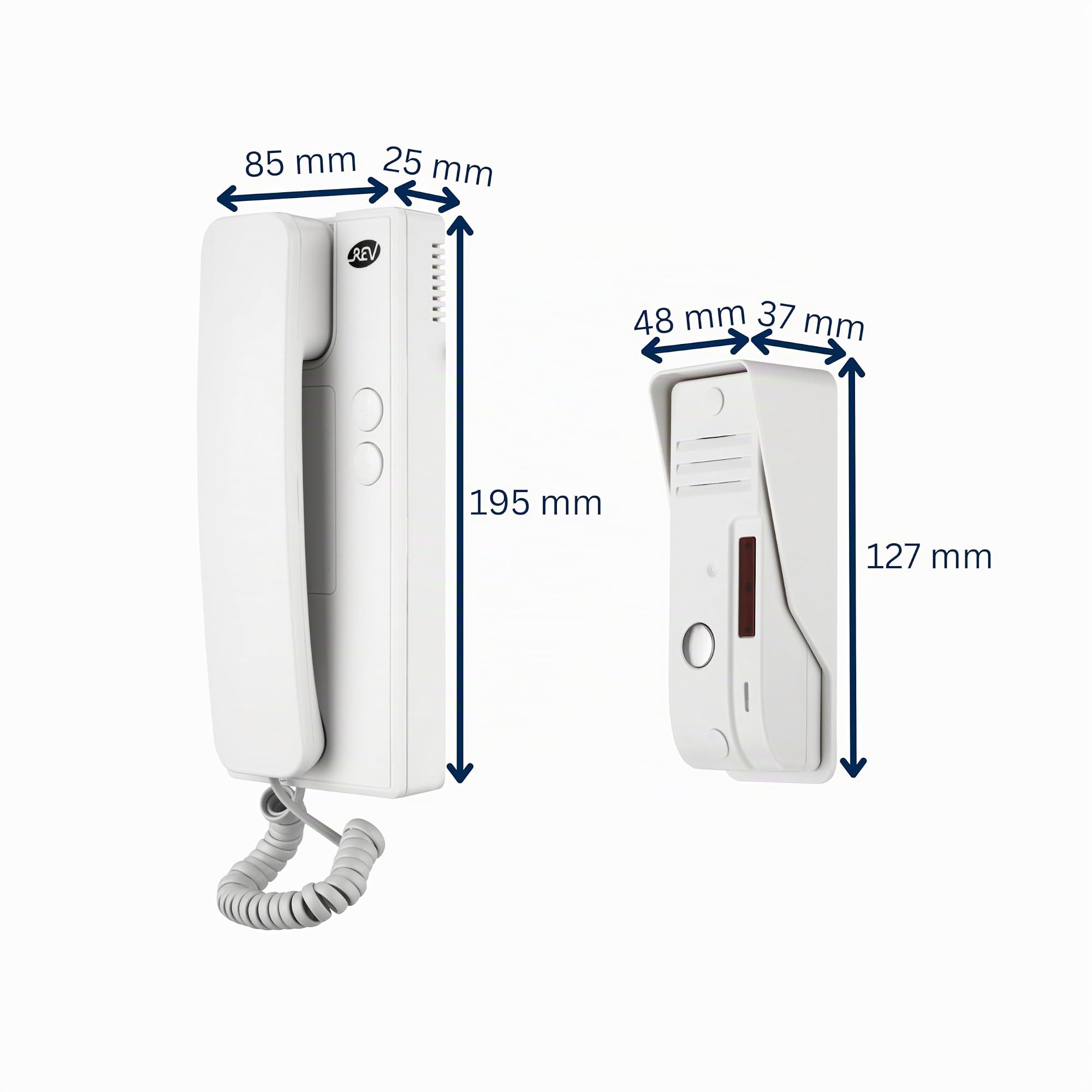 REV Ritter 003003101 - Set citofono base monofamiliare