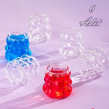 Porsima 028 6lı Isıya Dayanıklı Borosilikat Cam Içecek Meşrubat Kahve Ve Sunum Bardağı Bardak Seti 100 ml