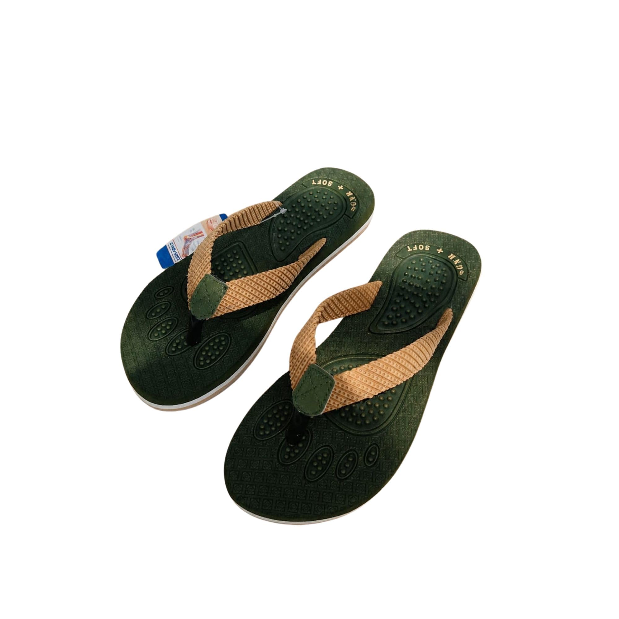 Women’s Orthopedic Slippers Flip Flops | Acupressure Massage Hawai Chappal for Women | Soft Comfortable Anti-Slip Rubber Slippers for Bathroom, Home, Beach & Daily Wear-image-30