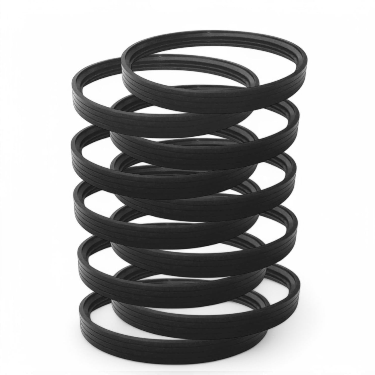 Guarnizioni in Silicone Ø80 mm Set da 10 Pezzi Resistenti 250°C per Stufe a Pellet Legna Caminetti