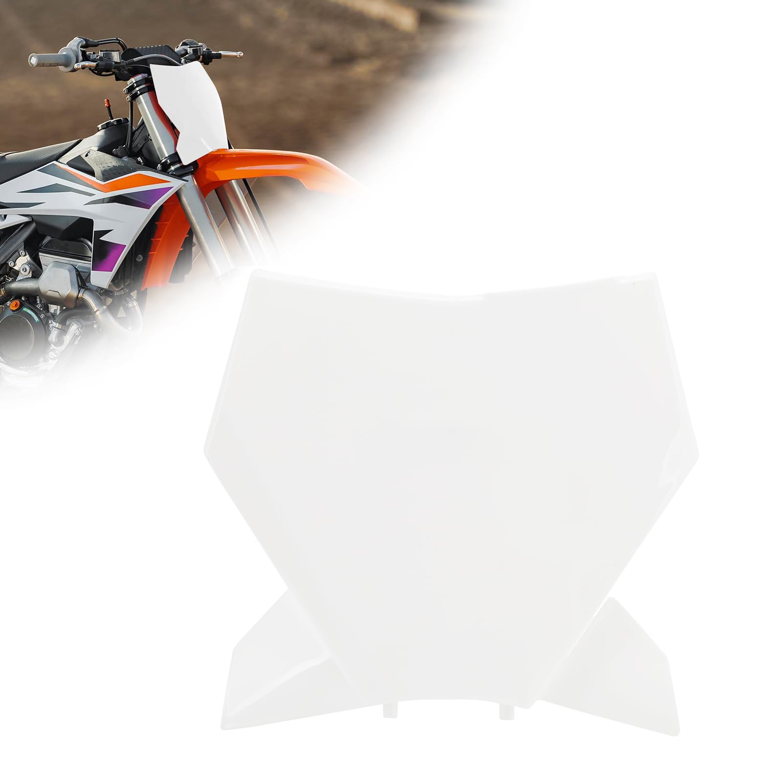 Amazon.com: BAOUFF Dirt Bike Number Plate,Motorcycle Front Number