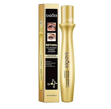 SADOER Retinol Rolling Beads Message Eye Serum