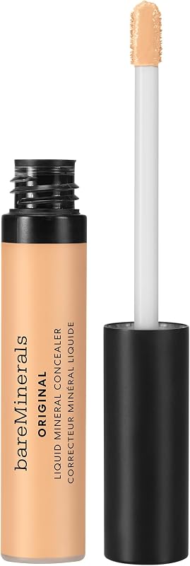 Corrector mineral líquido original - Corrector de color para rostro y debajo de los ojos - Ilumina las ojeras y el enrojecimiento