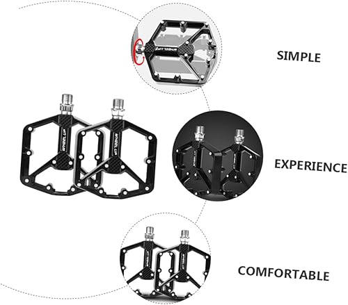 Miniatura 7 de GANAZONO 1 par de pedal de bicicleta práctico Treadle Road Bike Cleats MTB Pedales antideslizantes Pedal de bicicleta al aire libre reposapiés clip