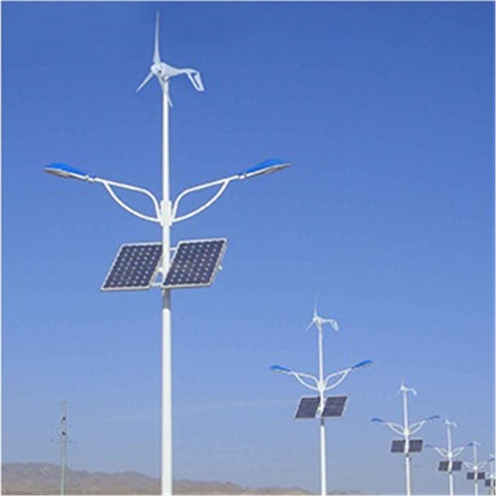 Generatore, Generatore eolico domestico di piccole dimensioni da 100 W 12 V 24 per il monitoraggio tecnico e l'energia solare ibrida eolica-solare,per casa, fattoria, camper, barca