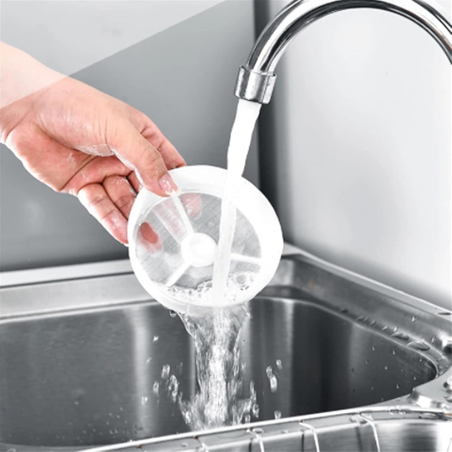 Flour Sifter Plastic Cup Shape Electric Flour Sieve Mechanical Hand-Held Sifter Shaker Cakes Sugar Mesh Sieve Baking Tools Kitchen Gadgets Baking Flour Sifter