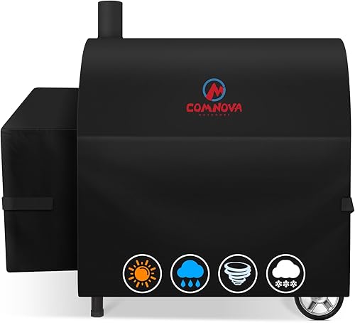 Miniatura 19 de Comnova - Cubierta de parrilla para Char Griller Smokin' Champ – 600D impermeable Smokin' Champ 1624, Offset Smoker 1733, Blazer 2130, Classic 2175