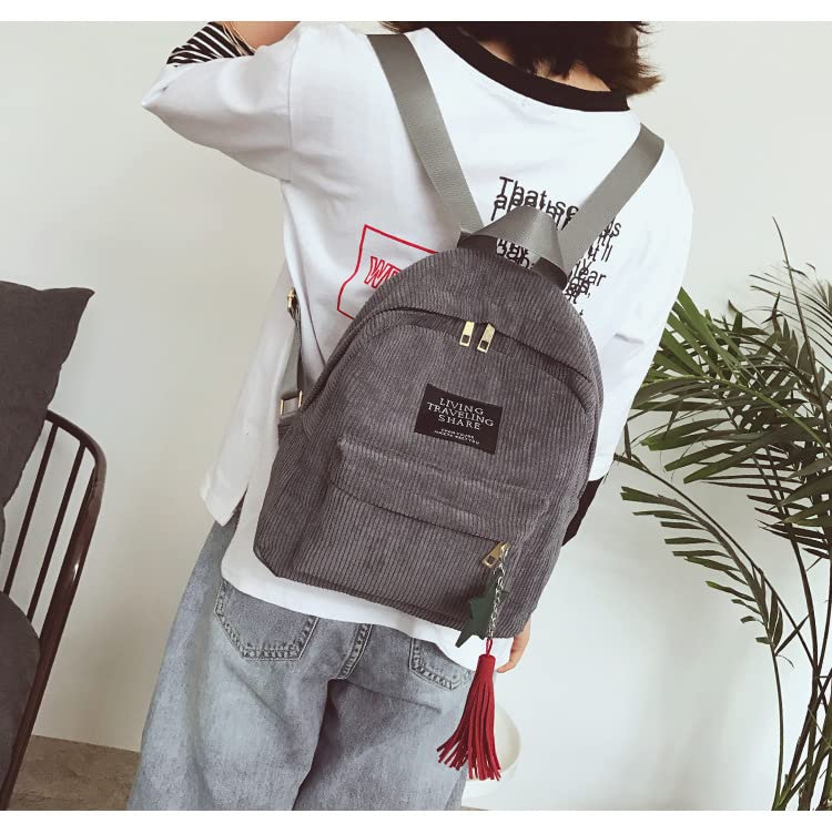 Rucksack Women Mode Cord Cord