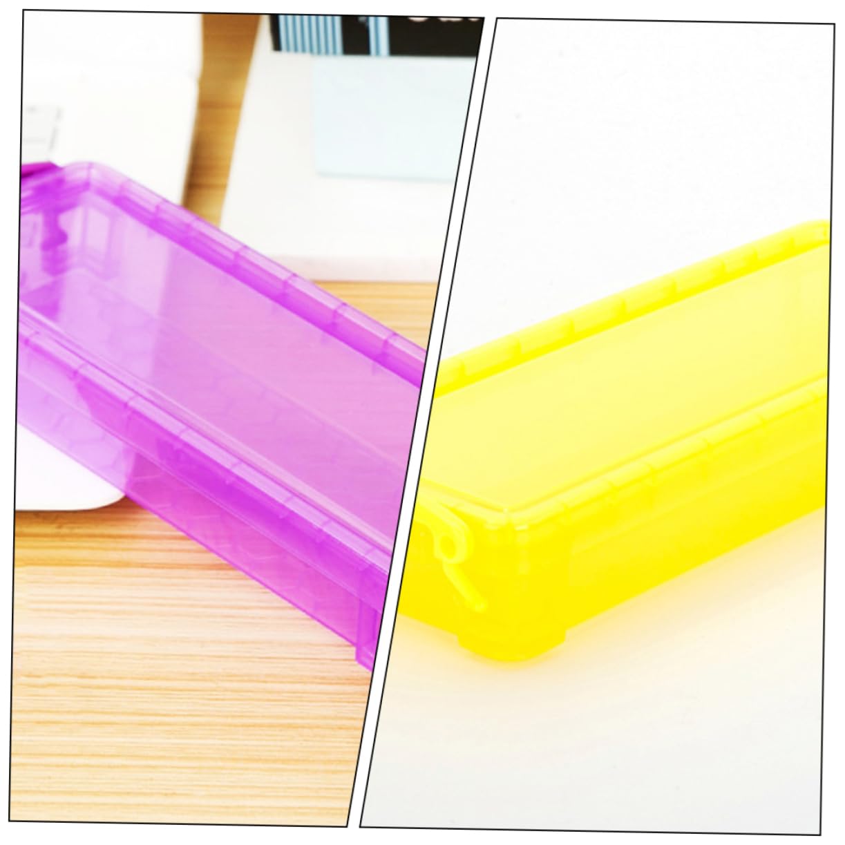 Astuccio Portapenne Di Capacità Organizer in Plastica Astuccio Portapenne Leggero Per Ragazzi E Ragazze Adulti