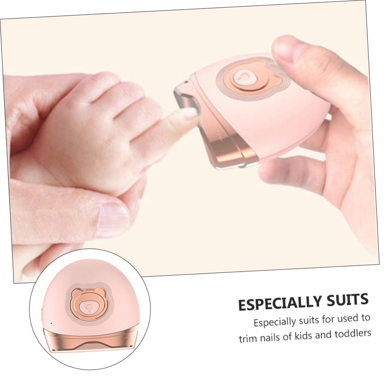 TOYANDONA 1 Pc tijeras de uñas baby nails uñas bebe Herramientas eléctricas cortaúñas para bebés cortaúñas eléctrico doméstico cortauñas eléctrico automático regalo mayor abdominales