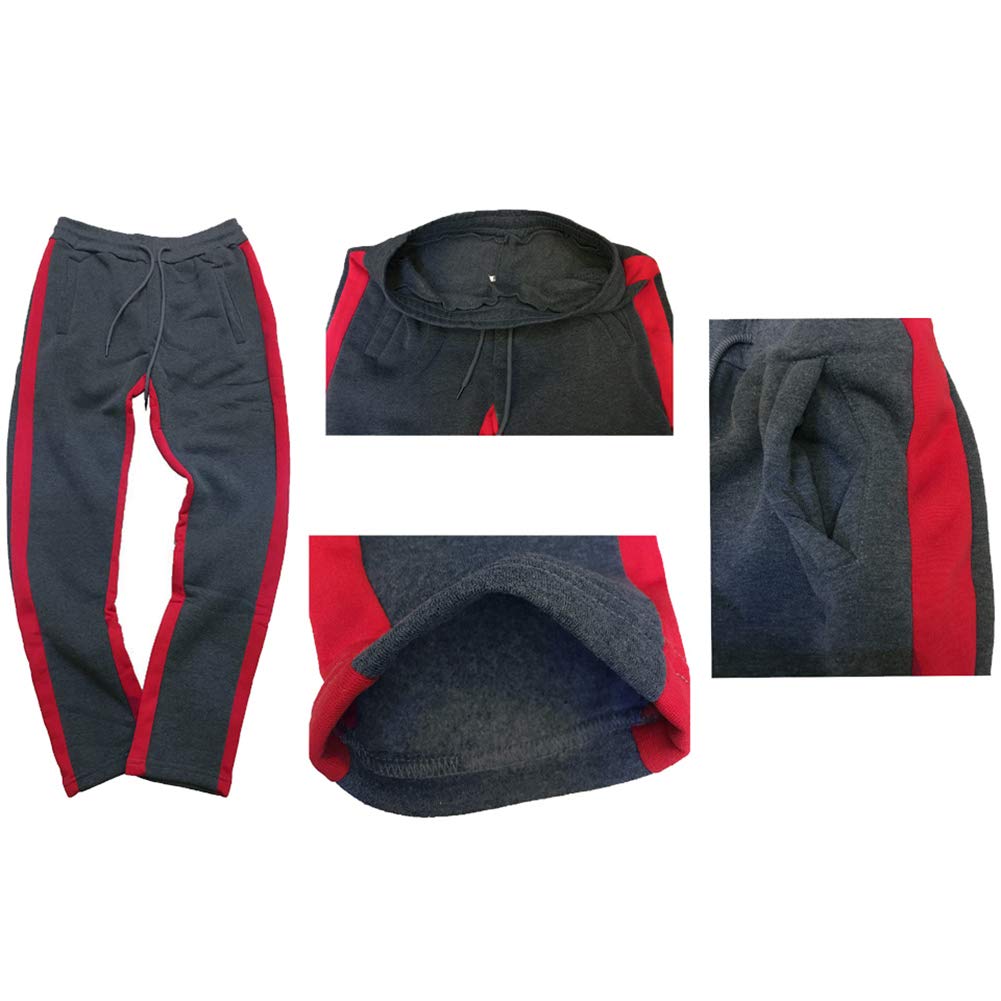 amropi Survêtement Homme Sweat à Capuche et Pantalon Ensemble Jogging de Sport 2 Pièces
