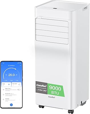 COMFEE' climatiseur mobile 9000 BTU contrôle App