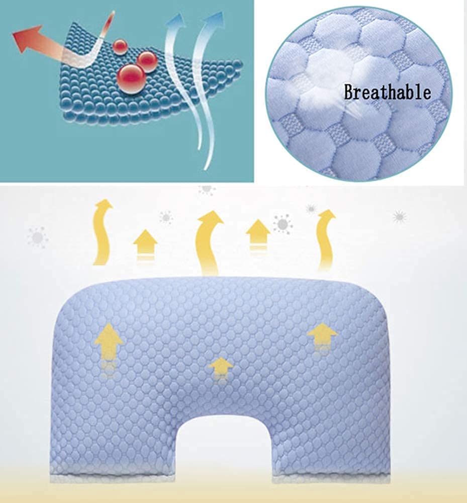 Almohada de Maternidad de Cuerpo Completo en Forma de U para Mujeres Embarazadas con Funda Premium Lavable, Año Nuevo(Color:D)