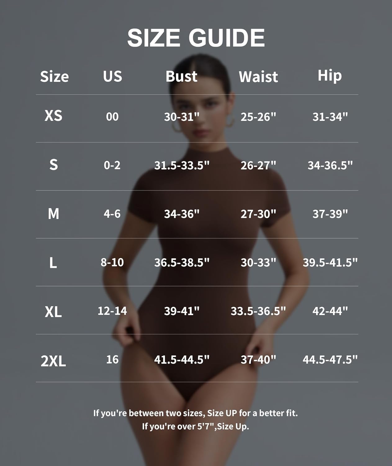 Women's Mock Neck Short Sleeve Bodysuit Double-Lined Seamless Body Suits for Women Basic T-Shirt Tops - Image 5