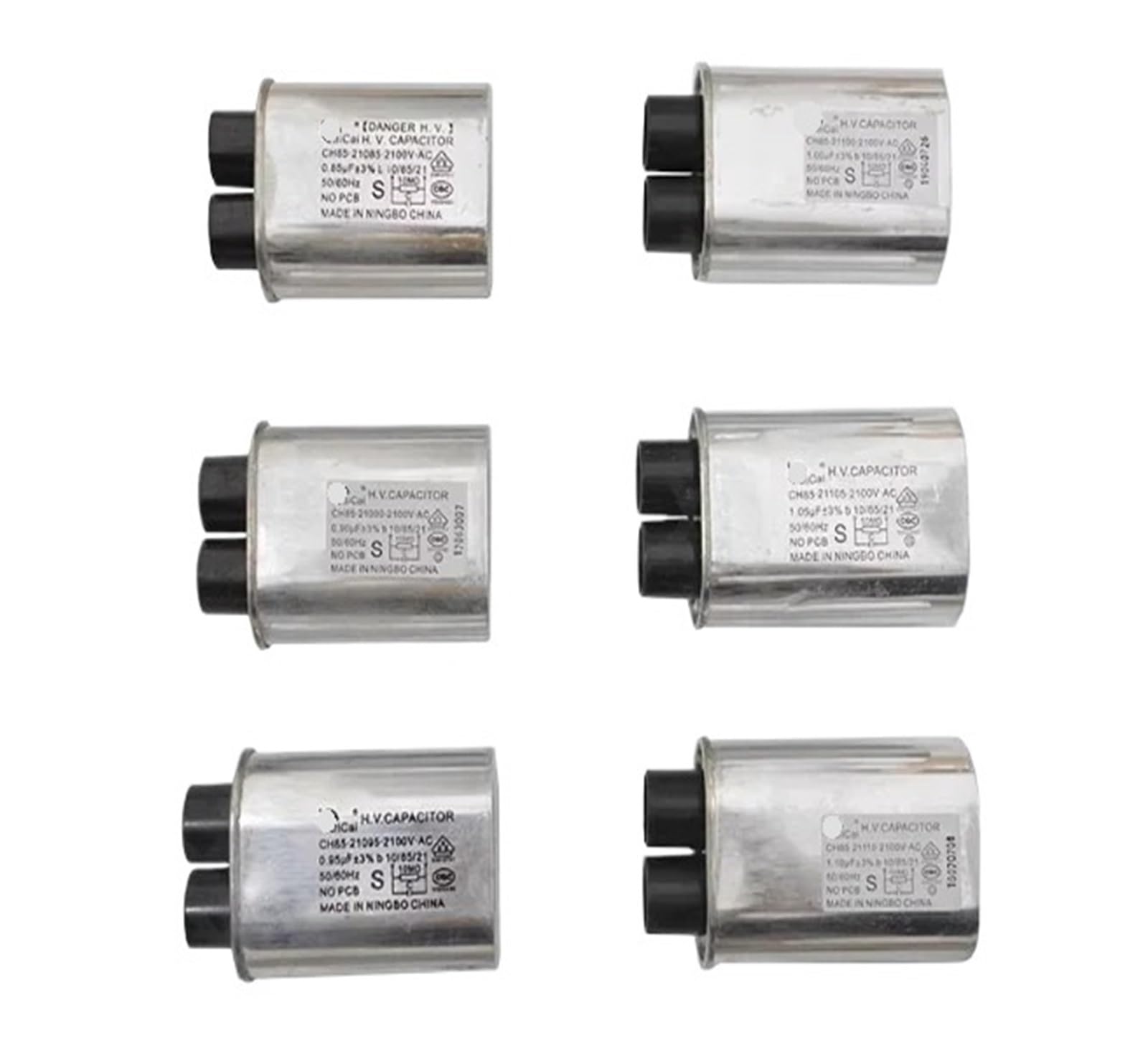 LEOTNNDQ 1pcs AC 2100V 1.05uF /1.0uf+-3% 50/60Hz Capacitor CH85(1UF 2100V)