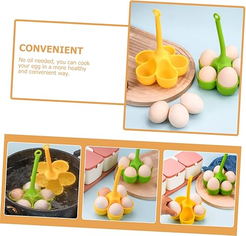 Miniatura 3 de Bandeja de huevo de silicona, soporte para huevos escalfados, tazas para escalfar huevos, utensilios de cocina para huevos, tazas para escalfar