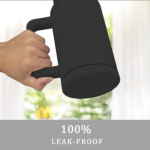 Miniatura 4 de Vaso de 40 onzas con asa y tapa con pajilla, vaso aislado reutilizable, botella de agua de acero inoxidable, taza de viaje, apto para tazas, regalos