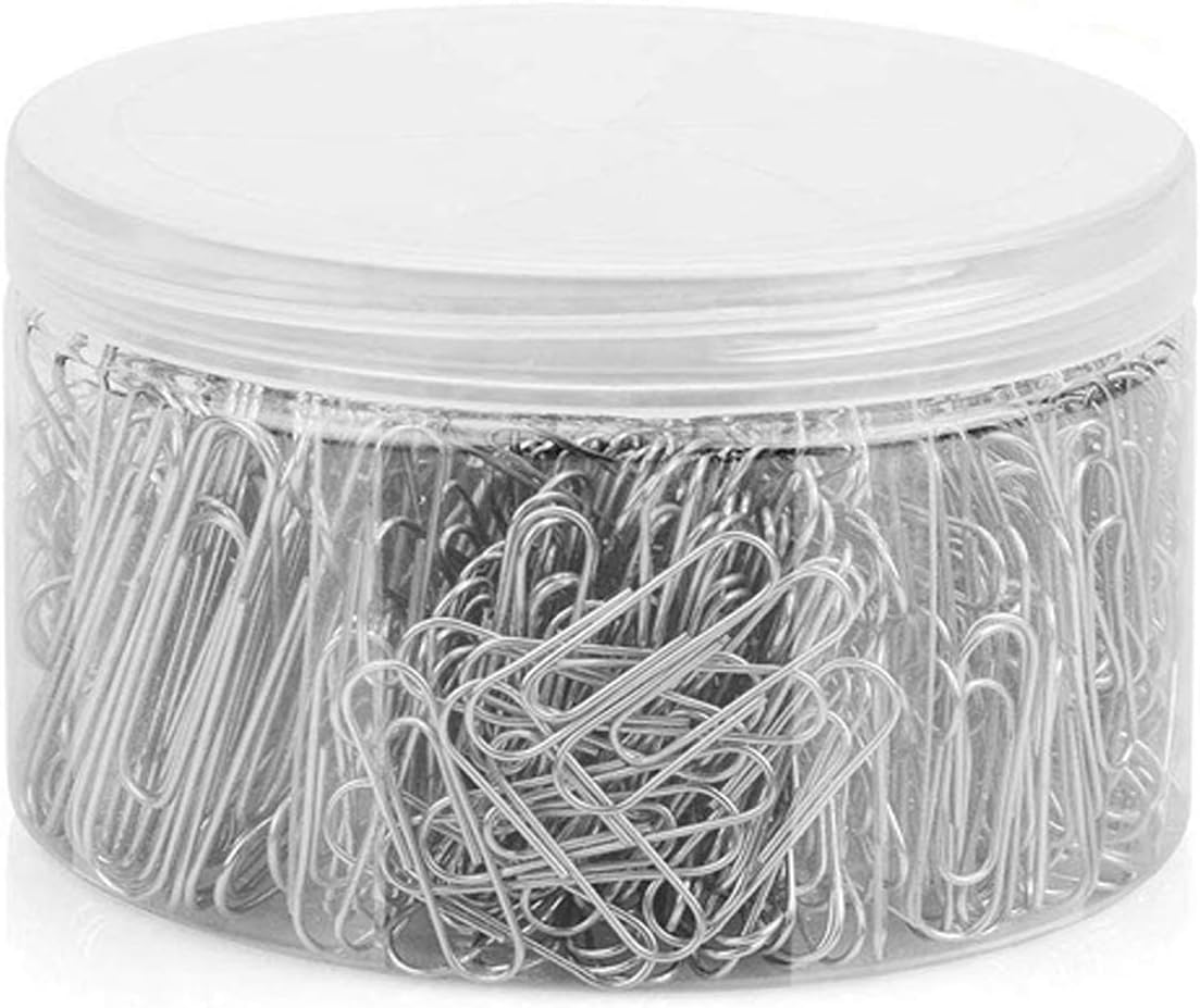 AIMITEI 450 Pieces Silver Paper Clip, 28mm, 50mm, Jumbo Medium Silver Paperclips for Office