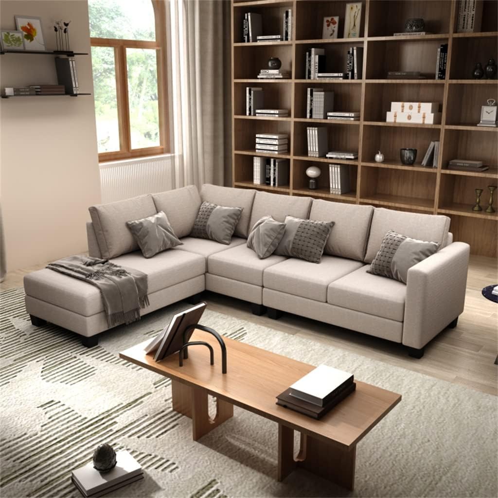 Corner Sofa L Shape Art Combination Left Arm Recliner Living Room Home Furniture