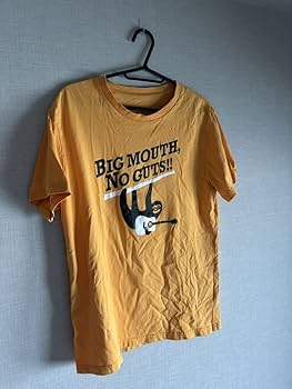 Amazon.co.jp: 桑田佳祐BIG MOUTH,NO GUTS!!ナマケモノTシャツM