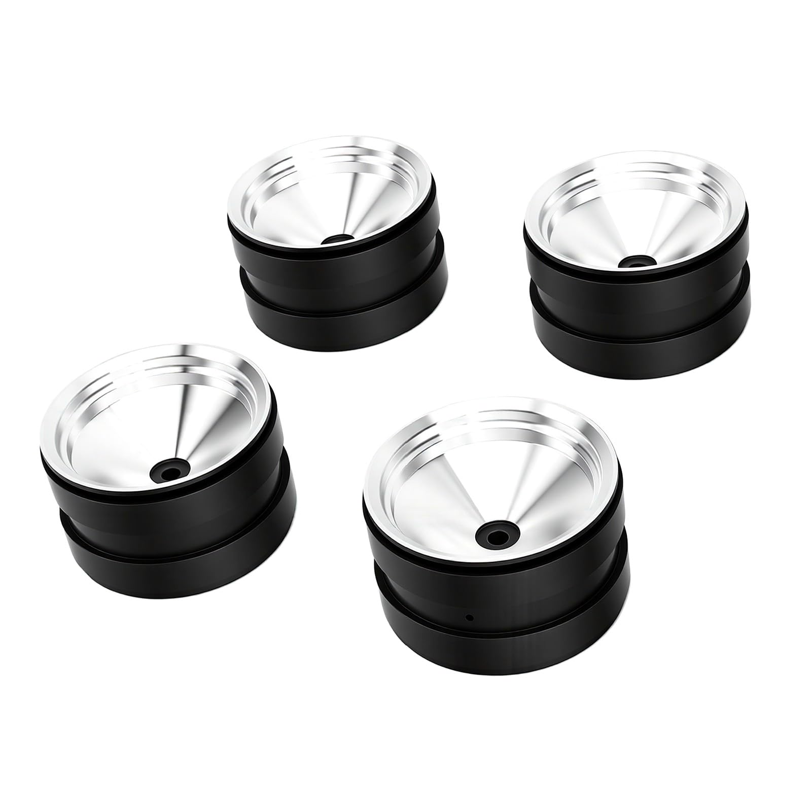 Bujes de Rueda RC de 2,2 Pulgadas 1/10 Aluminio (Black)